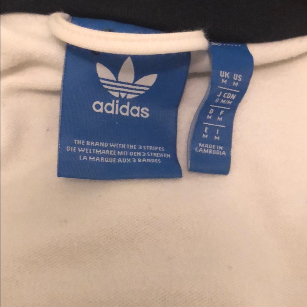 Adidas zip up jacket white - Picture 3 of 3